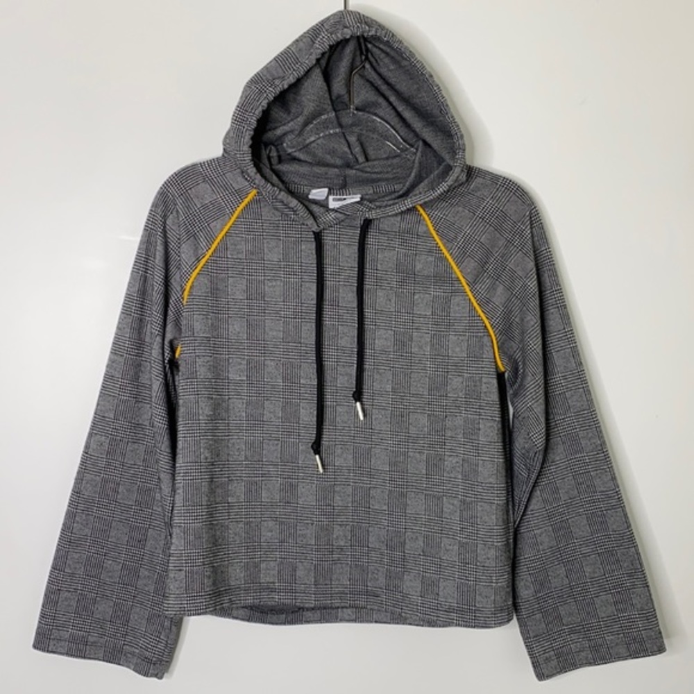 🤩🖤 Houndstooth Plaid Hoodie